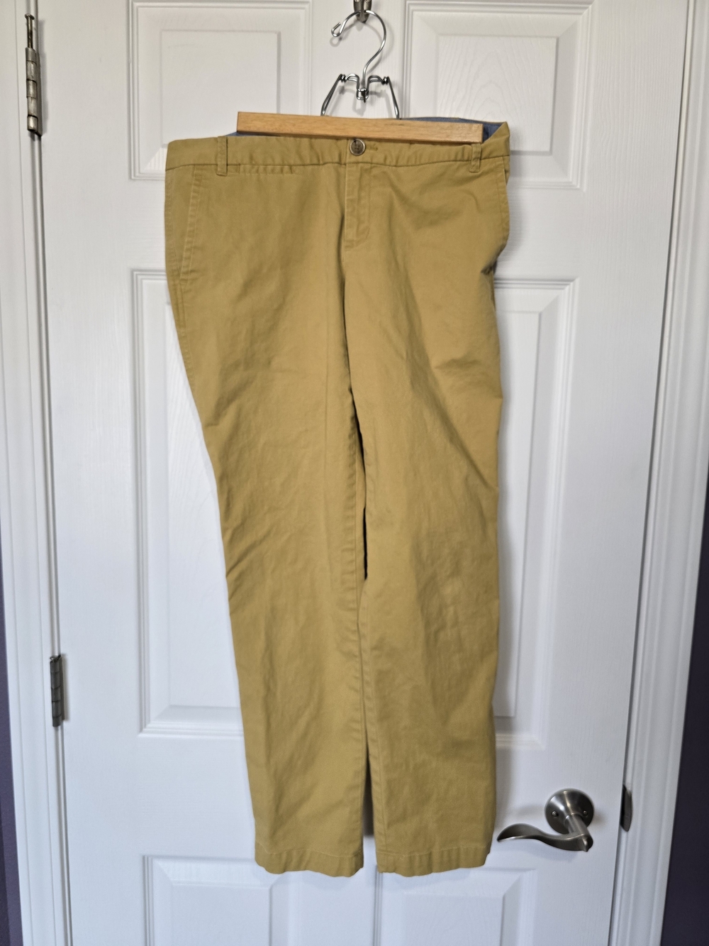 Banana Republic Women's Mustard Yellow Chino Trousers